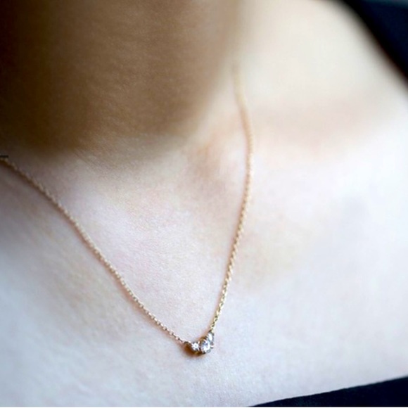 Catbird Sleeping Beauty 14K Rose Gold Necklace - Picture 2 of 14